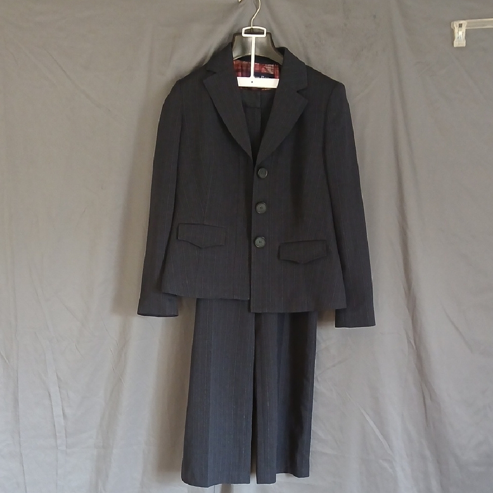 Evan Picone Dark Gray Suit